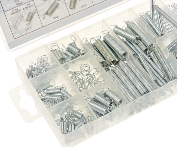 COFFRET RESSORTS TRACTION ET TENSION 200 PIECES G02922 GEKO POLOGNE – Image 2