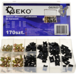 JEU DE 170 VIS ET ECROUS A TOLE / CAROSSERIE TYPE U G02923 GEKO POLOGNE