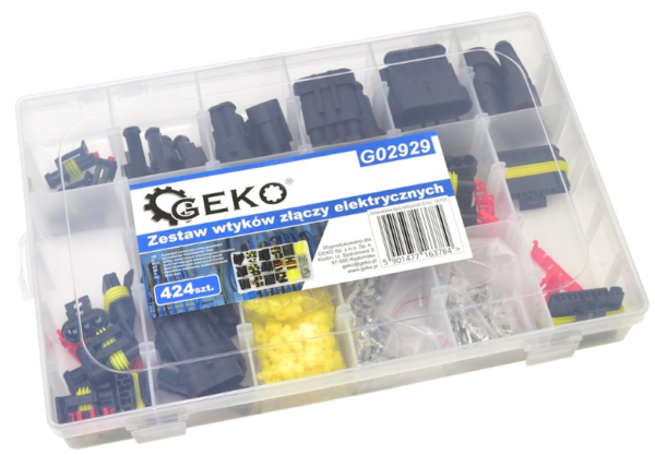 JEU DE 424 CONNECTEURS ELECTRIQUES ETANCHES G02929 GEKO POLOGNE – Image 2