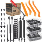 KIT DE CLIPS DE FIXATION MIXTE CARROSSERIE 655 PIECES + OUTILS G02935 GEKO POLOGNE