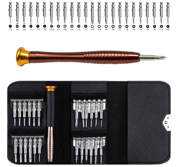 POCHETTE KIT TOURNEVIS DE PRECISION 25 PIECES G30075 GEKO POLOGNE