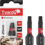 2x EMBOUTS DE TOURNEVIS IMPACT TORX T15 T00177-25-2 TVARDY POLOGNE