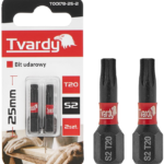 2x EMBOUTS DE TOURNEVIS IMPACT TORX T20 T00178-25-2 TVARDY POLOGNE