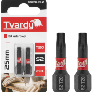 EMBOUTS DE TOURNEVIS IMPACT TORX T20 T00178-25-2 TVARDY POLOGNE