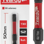 EMBOUT IMPACT HEXA ¼ TORX T30 50MM T00180-50-1 TVARDY POLOGNE