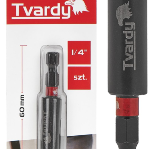 PORTE EMBOUT MAGNETIQUE IMPACT HEXA ¼ 60MM T00190-60-1 TVARDY POLOGNE