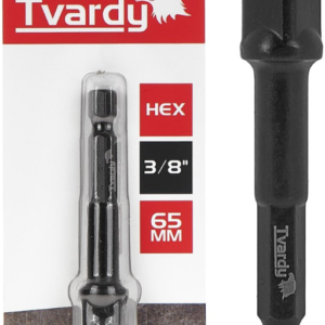 ADAPTATEUR DOUILLE IMPACT HEXA ¼-⅜ T00191-⅜ TVARDY POLOGNE