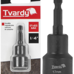 DOUILLE IMPACT ¼ 17MM T00192-17-1 TVARDY POLOGNE