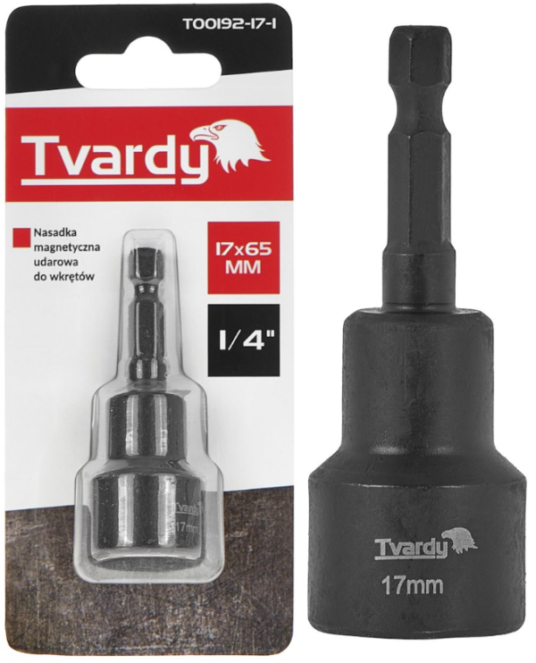DOUILLE IMPACT ¼ 17MM T00192-17-1 TVARDY POLOGNE