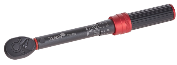 CLE DYNAMOMETRIQUE ¼ PRO 5-25Nm T00250 TVARDY POLOGNE