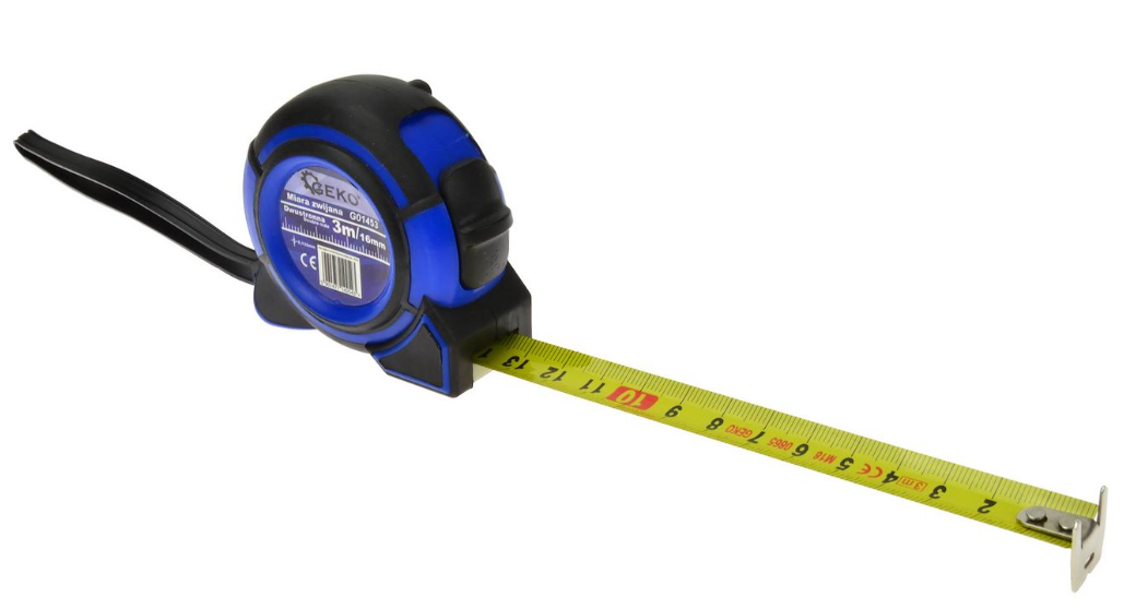 Mesure 3mx16mm double face et arrêt automatique G01453 GEKO POLOGNE – Image 3