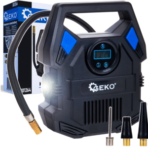 COMPRESSEUR A AIR PORTATIF 12V 84W G01264 GEKO POLOGNE
