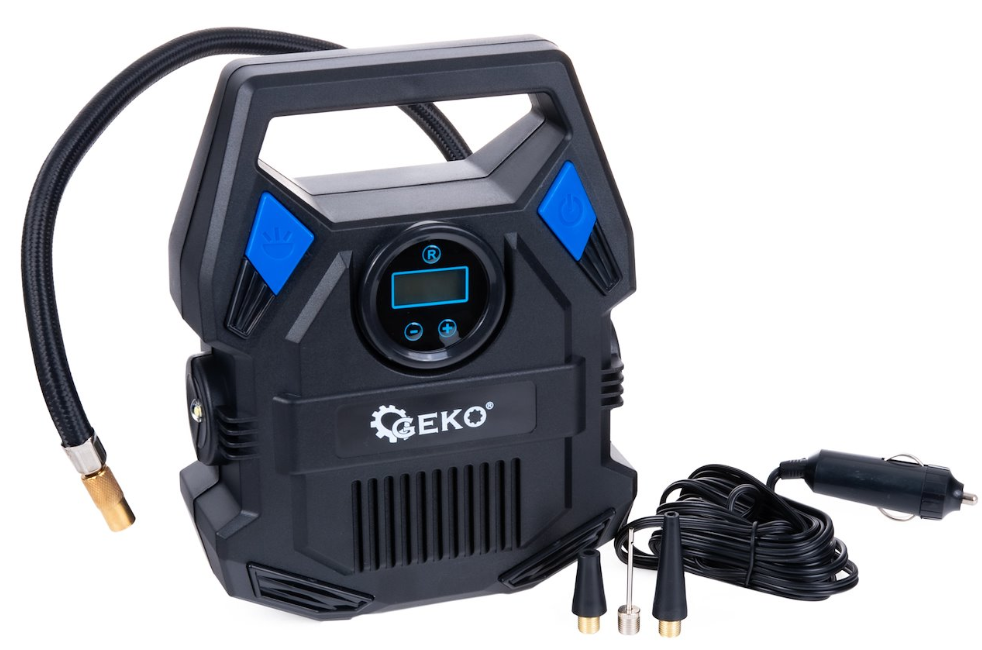 COMPRESSEUR A AIR PORTATIF 12V 84W G01264 GEKO POLOGNE – Image 2