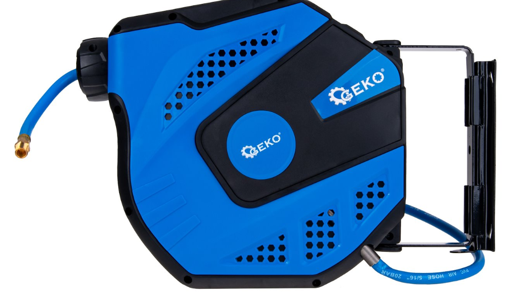 ENROULEUR MURAL 16 BARS 20M TUYAU AIR COMPRIME G03192 GEKO POLOGNE – Image 2