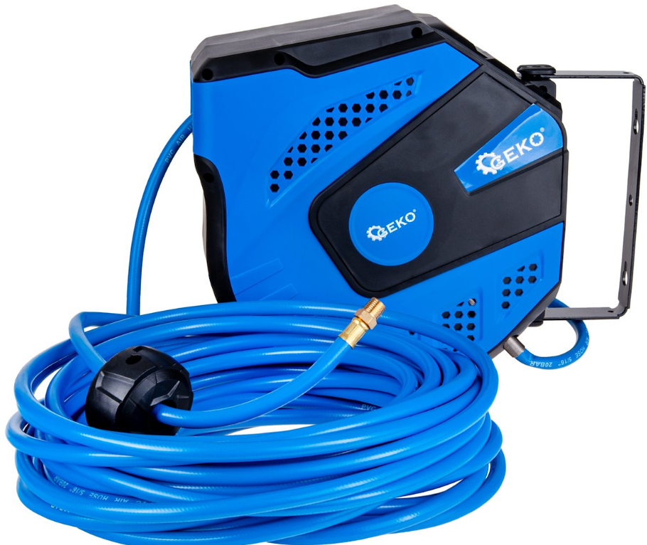 ENROULEUR MURAL 16 BARS 20M TUYAU AIR COMPRIME G03192 GEKO POLOGNE – Image 3