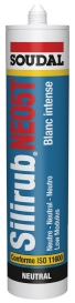 SILICONE MASTIC Neutre Silirub N05 TRANSPARENT  SOUDAL Belgique