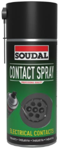 SPRAY NETTOYANT CONTACT ELECTRIQUE 400ML SOUDAL  BELGIQUE
