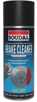 SPRAY NETTOYANT FREIN BRAKE CLEANER 400ml SOUDAL BELGIQUE
