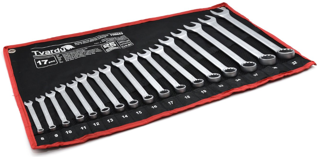 JEU DE 17 PCS CLES MIXTES 8-32mm T00652 TVARDY POLOGNE – Image 2