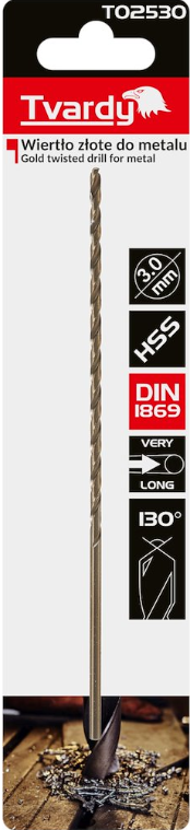 FORET CYL HSS EXTRA-LONG 3X150MM T02530 TVARDY POLOGNE – Image 3