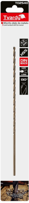 FORET CYL HSS EXTRA-LONG 4X220MM T02540 TVARDY POLOGNE – Image 3