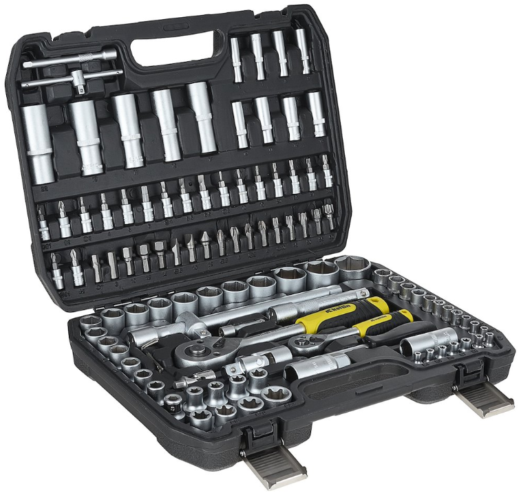COFFRET DOUILLES ET ACCESSOIRES 108 PCS 1/4-1/2 K00098 KELTIN POLOGNE