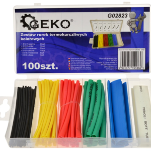 COFFRET DE GAINES THERMORETRACTABLES ASSORTIES COULEURS G02823 GEKO POLOGNE