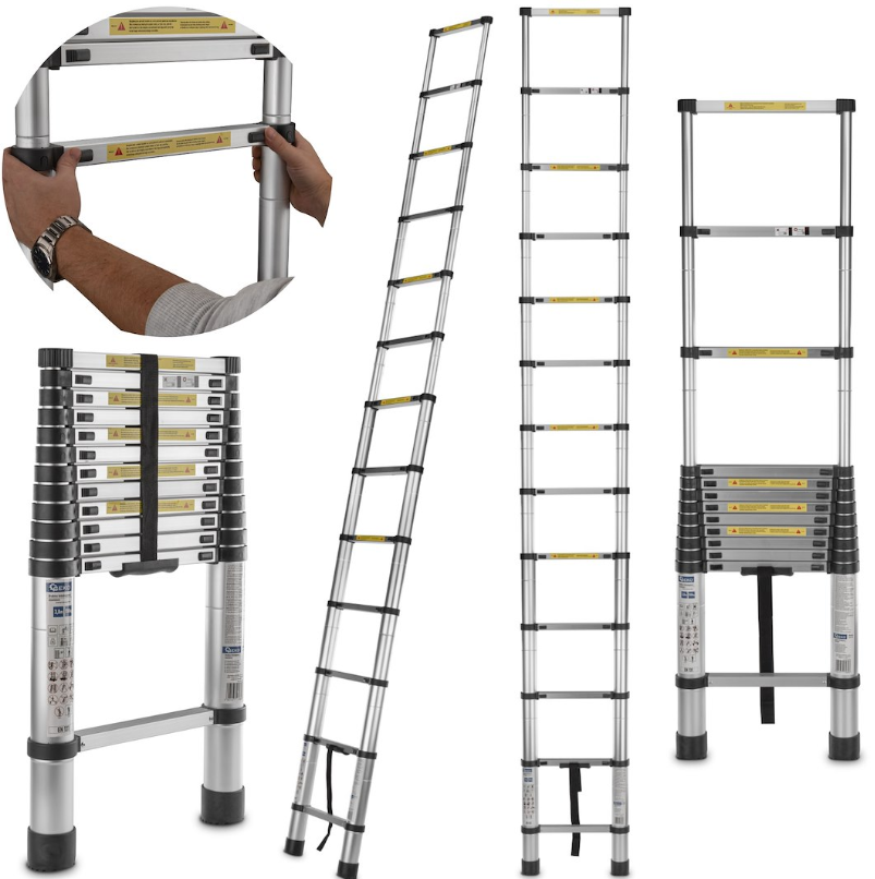 ECHELLE TELESCOPIQUE 3,8M 150KG G02445 GEKO POLOGNE