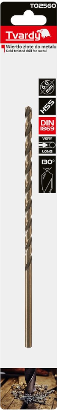 FORET CYL HSS EXTRA-LONG 6X205MM T02560 TVARDY POLOGNE – Image 3