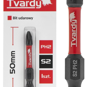 EMBOUT IMPACT HEXA ¼ TORX PH2 LONG 50MM T00171-50-1 TVARDY POLOGNE